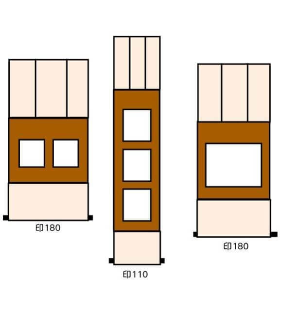 別注色紙掛　イメージ図